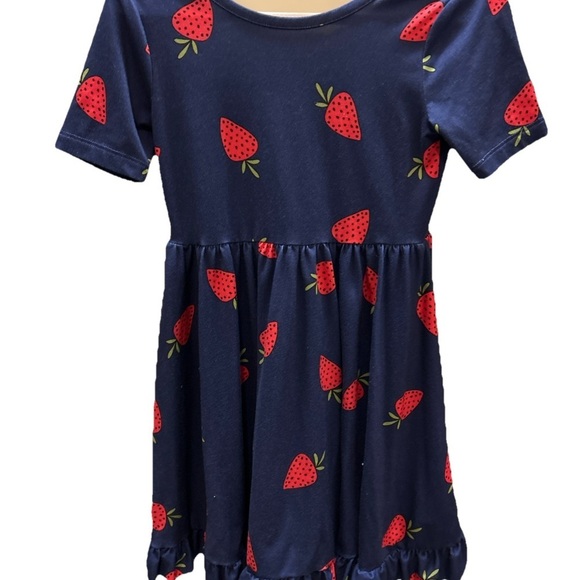 Zunie Other - Zunie Navy Dress with Red Strawberry Print